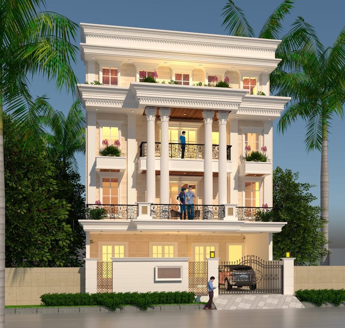 European-style houses